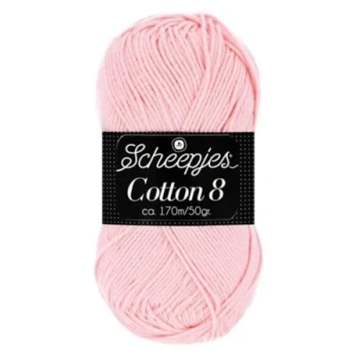 Afbeelding van Scheepjes Cotton 8 50g 718 Roze
