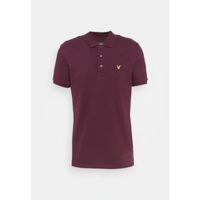 Afbeelding van Lyle &amp; Scott Plain Poloshirt, Heren, Maat: XS, Burgundy
