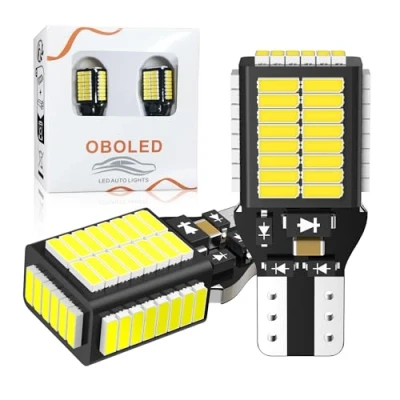 Afbeelding van OBOLED T15 LED lamp CANBUS foutloos W16W 921 912 906 54SMD voor auto, achteruitrijlicht, parkeerplaats, omgekeerde back up, licht, 12 V, 24 wit, 6500 K