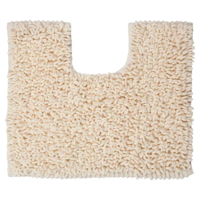Afbeelding van Sealskin Twist Toiletmat Polyester 45x50 cm Ivoor