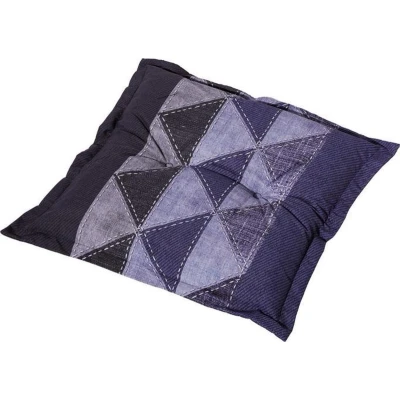 Afbeelding van Madison zitkussen Hocker 50x50 Triangle blue
