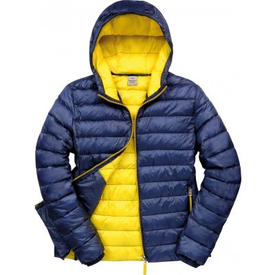 Afbeelding van Result Mens Snow Bird Hooded Jacket R194M Navy / Yellow