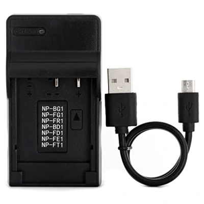 Afbeelding van NP BG1 USB oplader voor Sony Cyber shot DSC H50 H55 H70 H90 HX30V HX5V HX7V HX9V W150 W290 W230 W220 W200 W300 0 W50 Camera en meer