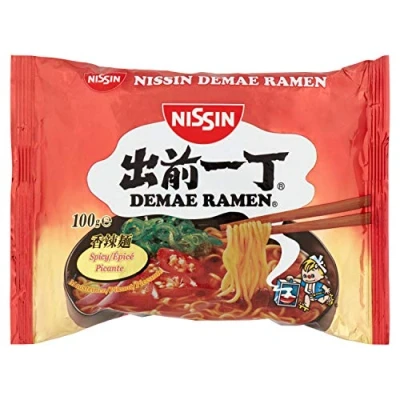 Afbeelding van Nissin Demae Ramen Instant Noedels Hete 100 g