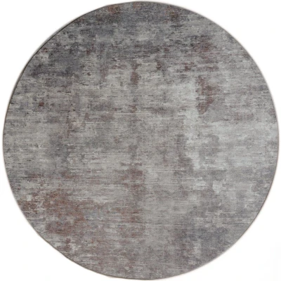 Afbeelding van Veer Carpets Vloerkleed Yara Brown ø120 cm