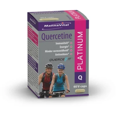 Afbeelding van MannaVital Quercetine Platinum Vegacaps 60VTB