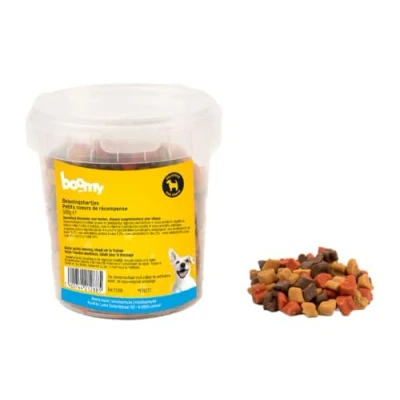 Afbeelding van Boomy Hondensnacks Beloningssnoepjes Beloningshartjes 2 x 500g