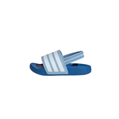 Afbeelding van adidas Sportswear Adilette Estrap Badslippers Clear sky cloud white bright royal voor kinderen, Maat: 25.5,