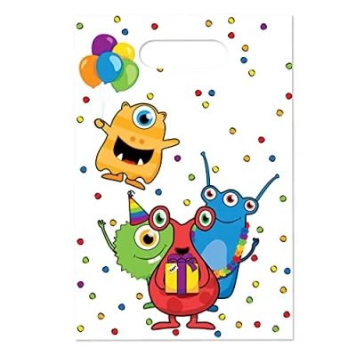 Afbeelding van Traktatie zakje Monster Party 6 stuks