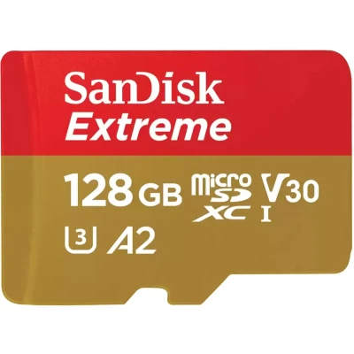 Afbeelding van SanDisk MicroSDXC Extreme Gaming 128GB 190/90 mb/s A2