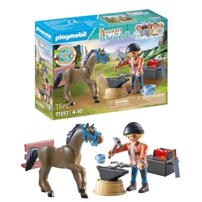 Image de Playmobil Horses of Waterfall 71357 Maréchal ferrant