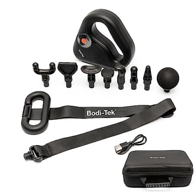 Afbeelding van Bodi tek BT MAWB Massagegun incl koffer, massageriem en 8 opzetstukken