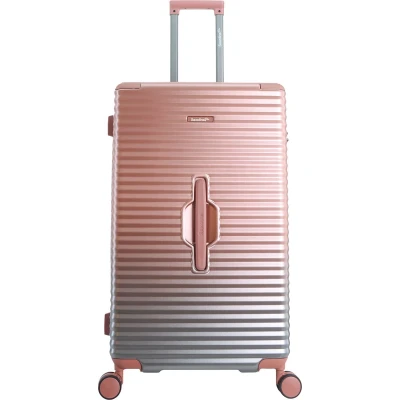 Afbeelding van Saxoline Blue Elite Trunk Harde koffer / Trolley Reiskoffer (Large) Roze