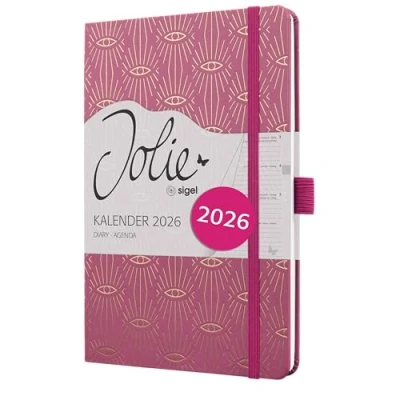 Afbeelding van SIGEL J6357 Wochenkalender Jolie 2026, ca. A5, roze