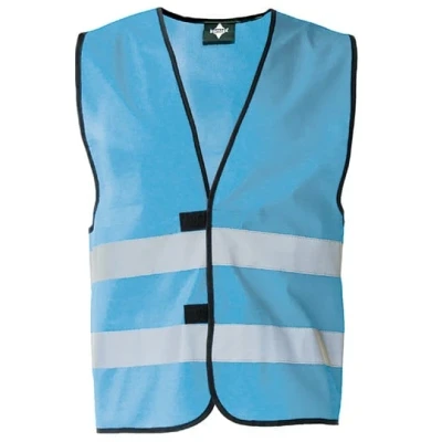 Afbeelding van Korntex Functional Hi Vis Safety Vest Dortmund KX100 sky blue