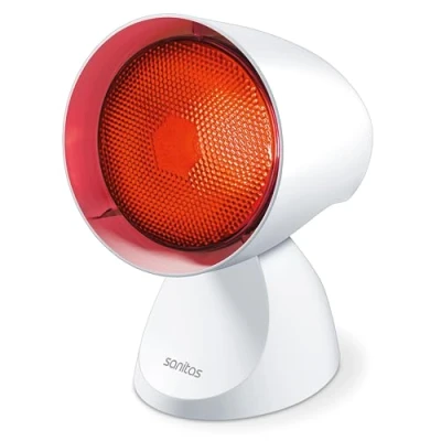 Afbeelding van Sanitas SIL 16 Infraroodlamp Geperst glas: intense warmte 150 Watt Verstelbare hoek 5 standen Incl. veiligheidsbril Ontspanning en Pijnverlichting Medisch gecertificeerd 2 Jaar garantie