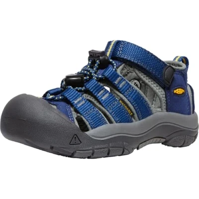 Afbeelding van Keen Newport H2 Unisex Outdoorsandalen voor kinderen, Maat: 24, Blue depth/gargoyle Textiel