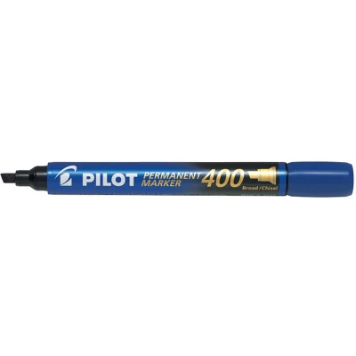 Afbeelding van Pilot Permanent Marker 400 beitelpunt blauw