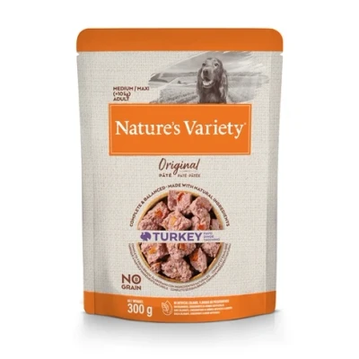 Afbeelding van Natures Variety Original Adult Medium / Maxi Pouch Turkey No Grain 300 GR