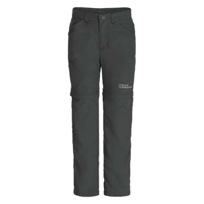 Afbeelding van Jack Wolfskin Safari ZIP OFF Unisex 2IN1 Outdoorbroeken voor kinderen, Maat: 104, Slate green