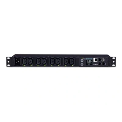 Image de CyberPower Switched Metered by Outlet PDU81005 Unité de distribution secteur (rack montable) CA 100 120 V Ethernet, USB, serial entrée : IEC 60320 C20 connecteurs sortie 8 (power C13) 1U 3.05 m cordon