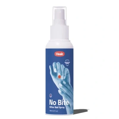 Afbeelding van Healr No Bite Bitter Nagelspray, 100 ml, geavanceerde anti nagelbijtformule voor volwassenen en kinderen, eenvoudig te bedienen, versterkt beschermt de nagels, veganistisch natuurlijk