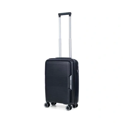 Afbeelding van TravelZ Swinger Handbagage koffer 55cm Sterke Lichtgewicht Trolley 35 ltr met TSA slot Zwart