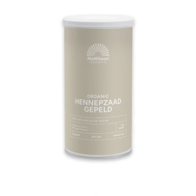 Afbeelding van Mattisson Biologisch Hennepzaad gepeld 250g