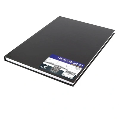 Image de Kangaro carnet relié A5 ligné 80 feuilles noir