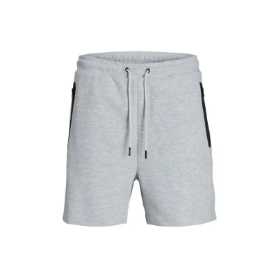 Afbeelding van Jack &amp; Jones Stgordon Fusion Shorts, Heren, Maat: Small, Light grey melange
