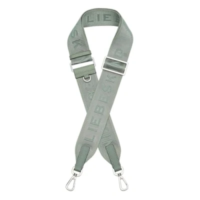 Afbeelding van LIEBESKIND BERLIN Schouderriem Accessoires voor tassen 5 cm Classic Webbing Forest Green Groene