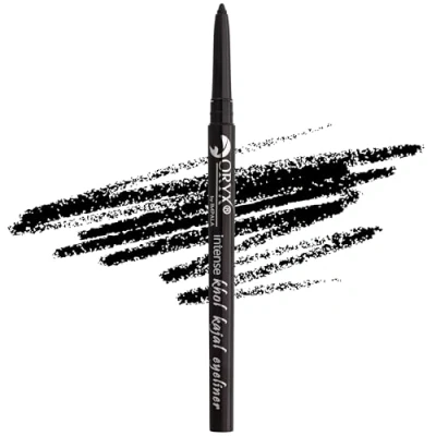 Afbeelding van Impala Oryx Khol Kajal Oogpotlood Waterdichte eyeliner Nauwkeurige afwerking Romige textuur gemakkelijk aan te brengen Intensieve kleur, langdurig en waterbestendig Kleur 04 houtskool