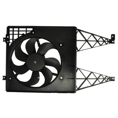 Afbeelding van THERMOTEC D8W042TT Radiator Ventilator 345, 346 12 250 Met ventilatorraamwerk VOLKSWAGEN: Polo III Hatchback, Bora Saloon, Golf 4, AUDI: TT Roadster