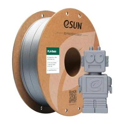 Afbeelding van eSUN EPLA filament 1,75 mm, hoge snelheid, nauwkeurigheid +/ 0,05 spoel van 1 kg, snel PLA voor 3D printers, grijs