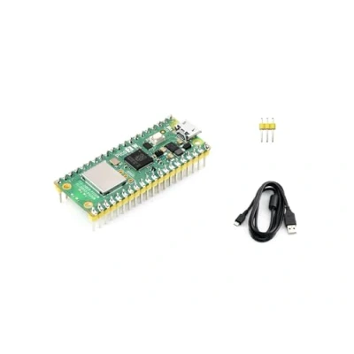 Afbeelding van Waveshare Raspberry Pi Pico 2 W voorgelast met RP2350 microcontroller Board Mini kaart gebaseerd op de officiële chip, ondersteunt wifi en Bluetooth
