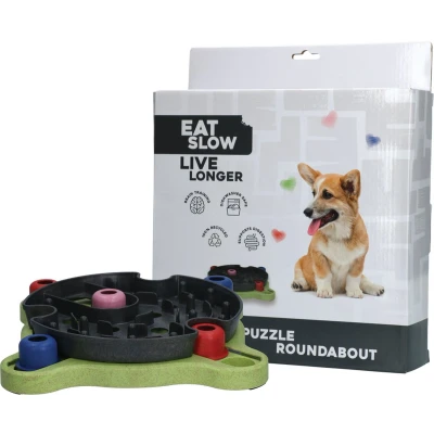Afbeelding van Eat Slow Live Longer Puzzel Roundabout