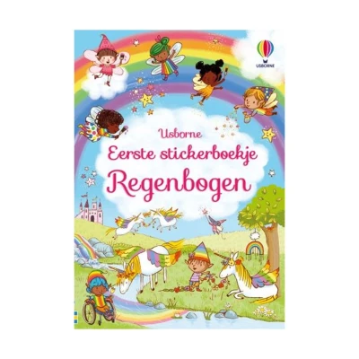 Afbeelding van Uitgeverij usborne eerste stickerboekje regenbogen