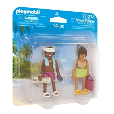 Image de Playmobil Playmo Beach Hotel 70274 Couple de vacanciers