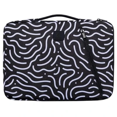 Afbeelding van Exacompta Laptophoes Moon kunstvezel Zwart tot 35,6 cm (14 inch) (14&quot;, Universeel), Laptoptas,