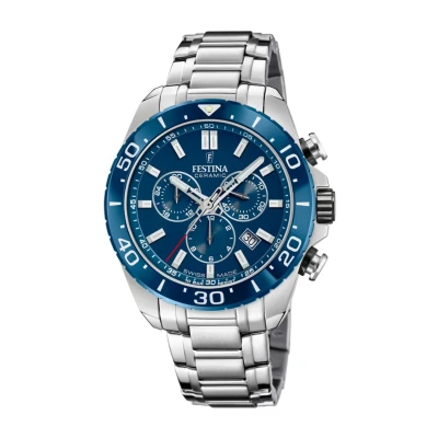 Afbeelding van Festina Swiss MADE Chronograaf, Heren, Maat: One Size, Blue