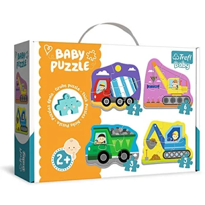 Afbeelding van Baby Classic Puzzel Voertuigen op de bouwplaats
