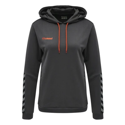 Afbeelding van Hummel Hmlauthentic Hoodie, Dames, Maat: Medium, Asphalt