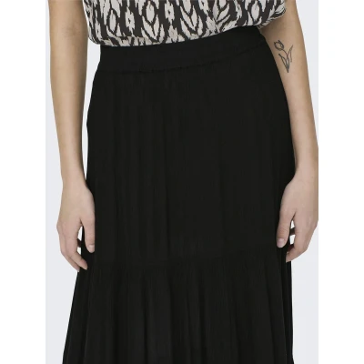 Afbeelding van ONLY Onlmikka LIFE LONG Skirt Plooirok, Dames, Maat: Small, Black