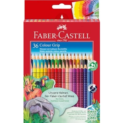 Afbeelding van Kleurpotloden Faber Castell 2001 set à 36 stuks assorti