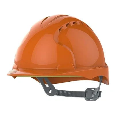 Image de JSP EVO 2 casque de sécurité avec fermeture à glissière orange ventilé AJF030 000 800