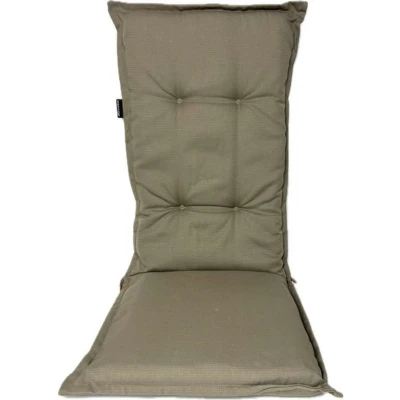 Afbeelding van Madison Tuinstoelkussens hoge rug 50x123 Woven Rib taupe