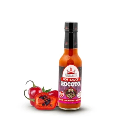 Image de Poppamies Rocoto Sauce Piquante Sans Gluten Lactose Vegan Piquant : 6/10 150ml