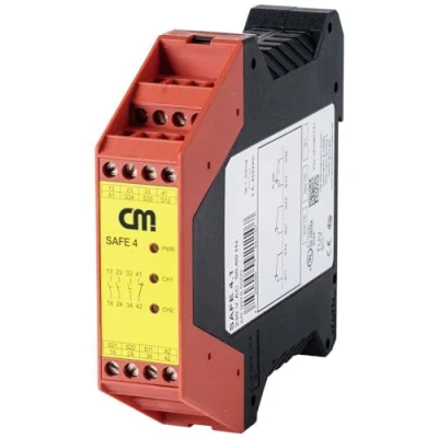 Afbeelding van CM Manufactory SAFE 4.1 Veiligheidsrelais Voedingsspanning (num): 230 V/AC 3x NO, 1x NC 1 stuk(s)