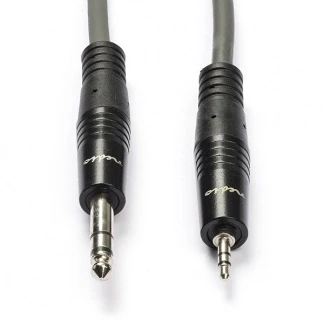 Afbeelding van 6.35 mm jack naar 3.5 kabel Nedis 3 meter (Stereo, 100% koper)