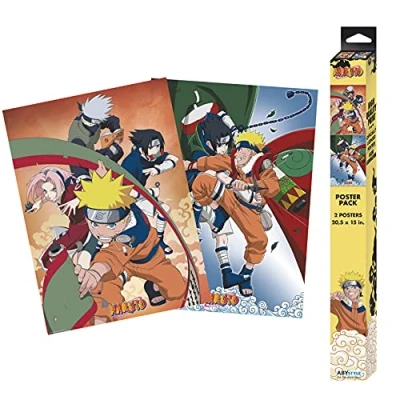 Afbeelding van Naruto vs Sasuke Set 2 posters &#039;52x38&#039;